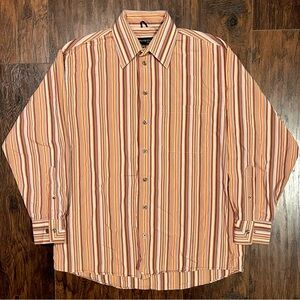 Kenneth Cole New York Vintage Button Down Long Sleeve Dress Shirt